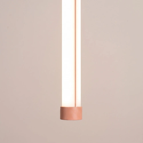 Lampa wisząca TRANG LED brzoskwiniowa nowoczesna nad wyspę
