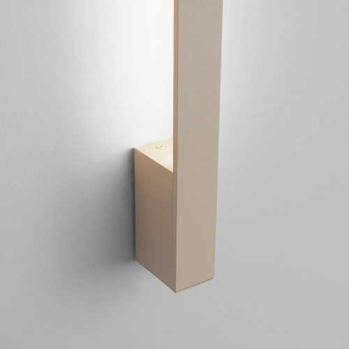 Kinkiet ścienny LED SAPPO 150 beżowy nowoczesny do sypialni salonu kuchni Thoro aluminium