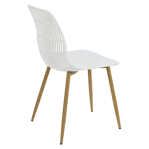 Zestaw 4 krzeseł Klaus białe