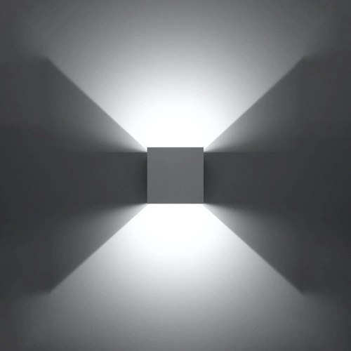 Kinkiet ścienny LED Luca biały nowoczesny aluminiowy do salonu, sypialni i na taras IP54