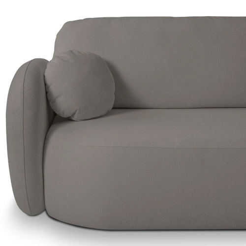 Narożnik z funkcją spania Salby szary nowoczesny prawy do salonu z pojemnikiem Intesi