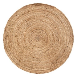 Dywan jutowy okrągły 80 cm boho do salonu i sypialni Atmosphera naturalny
