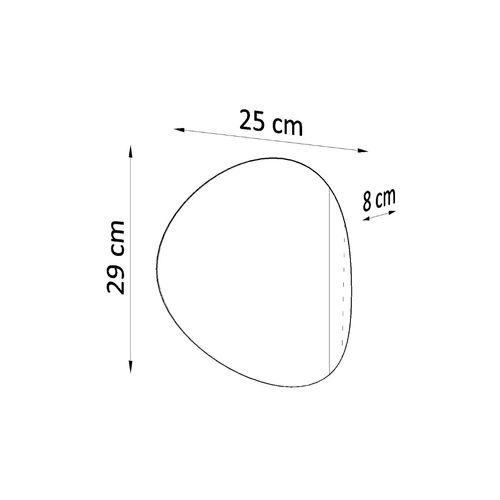 Kinkiet ścienny SENSES czarny nowoczesny metalowy do salonu sypialni lub przedpokoju Sollux