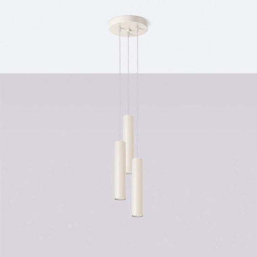 Lampa wisząca LAGOS 3P beżowa