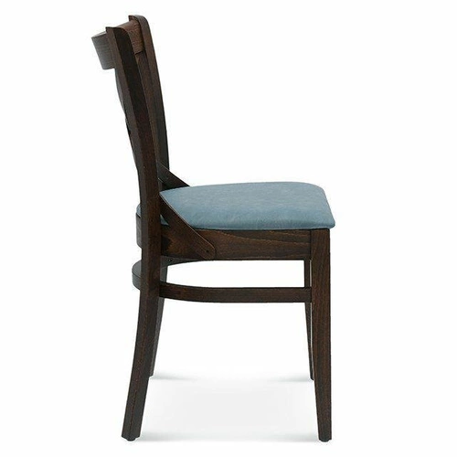 Krzesło drewniane Fameg Bistro do jadalni i kuchni, personalizowane, styl retro PRL