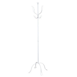 Loop Intesi biały stojący wieszak do przedpokoju metalowy nowoczesny na kurtki