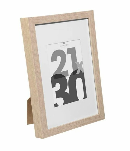 Drewniana ramka na zdjęcia 21x30 Wood Atmosphera stojąca nowoczesna na komodę
