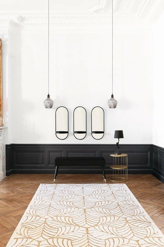 Stolik Kobu okrągły złoty outlet