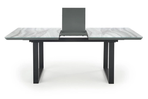 Stół rozkładany Rowel biały marmur nowoczesny do jadalni i salonu 160–200 cm Intesi