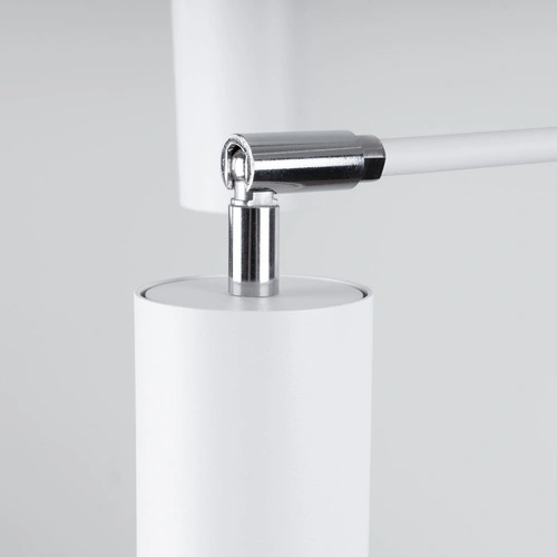 Nowoczesny biały żyrandol LEMMI 6 metalowy do salonu i jadalni SOLLUX LIGHTING