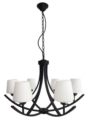 Lampa wisząca Londyn 6x60W E27 czarny
