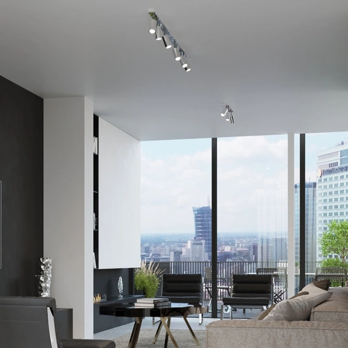 Kinkiet ścienny RING chrom nowoczesny metalowy regulowany do salonu i sypialni Sollux Lighting