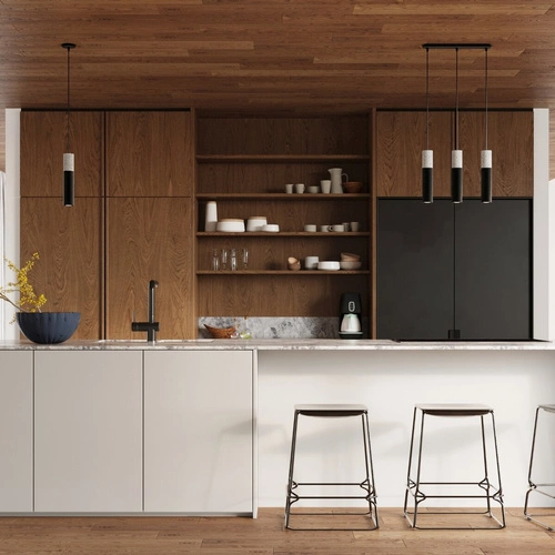 Lampa wisząca BORGIO 3P czarna nowoczesna loftowa nad stół lub wyspę do salonu i kuchni