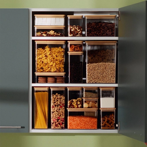 Pudełko Eske 3L prostokąt z bambusową  pokrywką