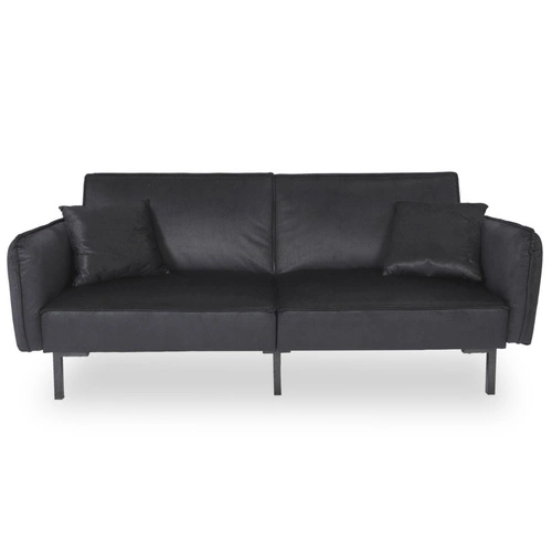 Sofa rozkładana Giulia czarna nowoczesna z funkcją spania do salonu i pokoju młodzieżowego