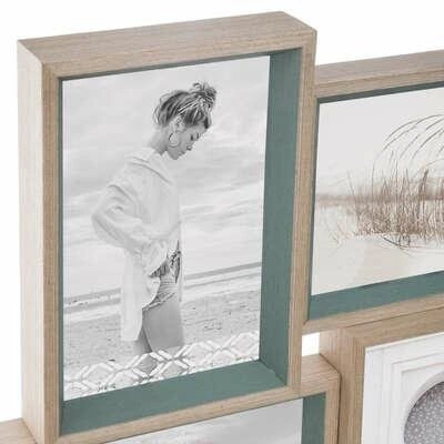 Ramka na zdjęcia 10x15 Moly czarna multiramka na 4 zdjęcia wisząca nowoczesna Atmosphera