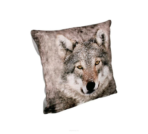 Poduszka dekoracyjna welurowa LUPO antyalergiczna do salonu i sypialni multikolor 40x40