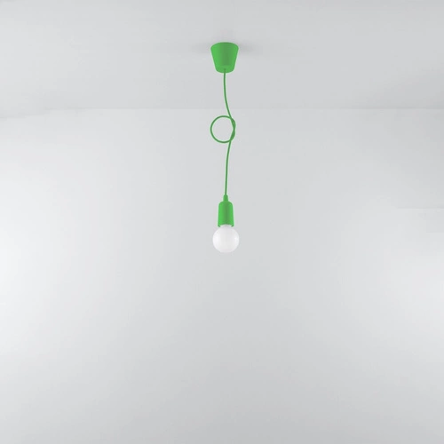 Lampa wisząca DIEGO 1 zielony