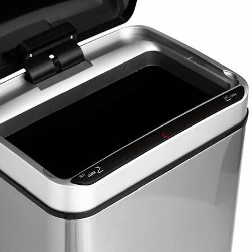 5five simply smart automatyczny kosz na śmieci do kuchni i łazienki 40l srebrny