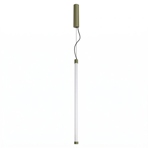Lampa wisząca TRANG 75 LED oliwkowa regulowana nad wyspę
