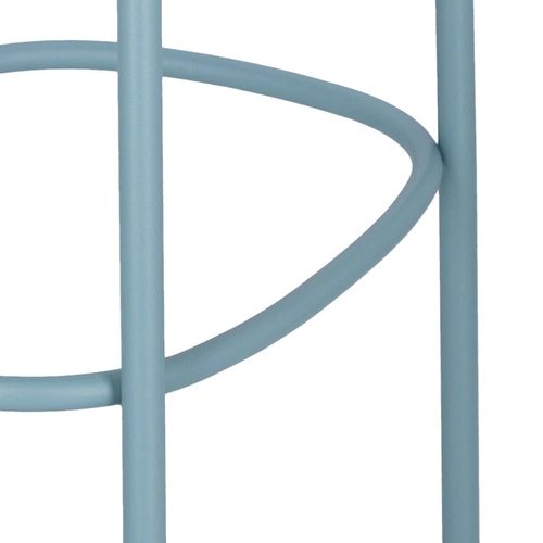 Hoker metalowy Trick niebieski 65 cm nowoczesny bez oparcia do kuchni i wyspy SCAB Design