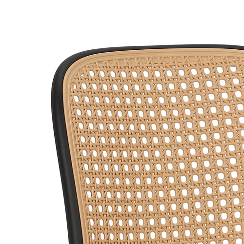 Zestaw 4 krzeseł Antonio czarne