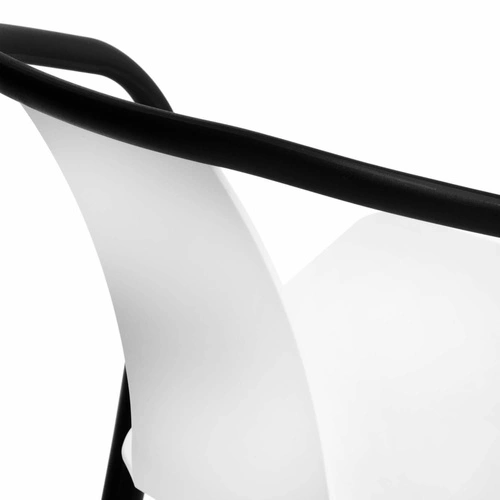 Krzesło do jadalni i kuchni Bella D2.DESIGN z tworzywa, nowoczesne, sztaplowane, z podłokietnikami