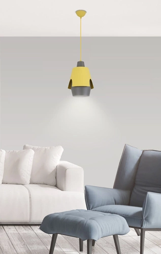 Lampa Wisząca Falun Żółty