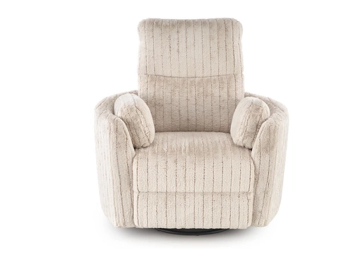 Fotel wypoczynkowy rozkładany Bun Intesi beżowy do salonu z funkcją kołyski