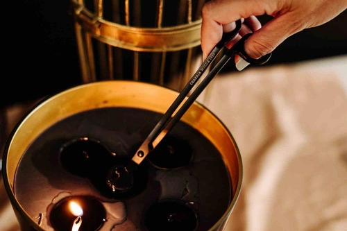 Cereria Molla świeca sojowa XL 600 g zapachowa mięta i bazylia w szkle na prezent