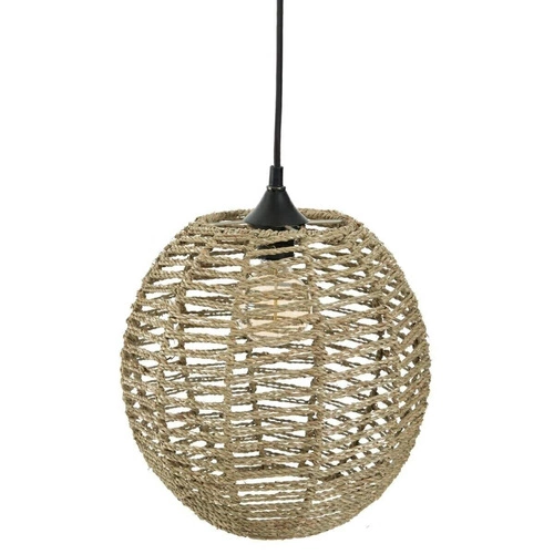 Lampa wisząca Rana naturalna rattanowa kula do salonu i jadalni Atmosphera 33 cm