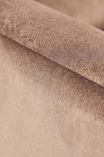 Fotel rozkładany do salonu Dativo welur beżowy nowoczesny z funkcją spania Intesi