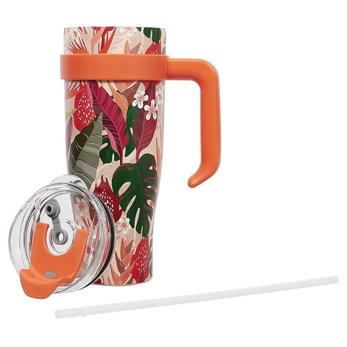 Kubek termiczny Miami Tropical            pomarańczowy