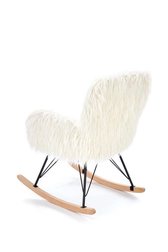 Fotel bujany Natsu kremowy