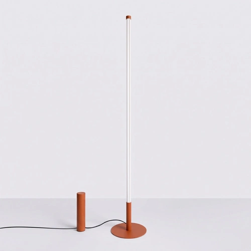 Lampa stojąca do salonu TRANG nowoczesna LED terrakota 150 cm