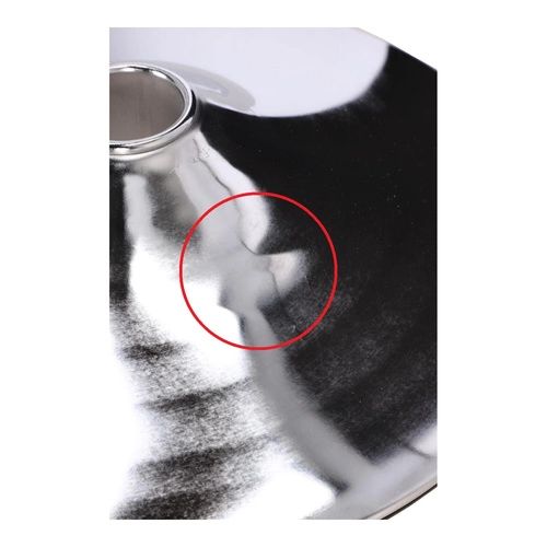 Stołek barowy Inge szary/ chrom Outlet