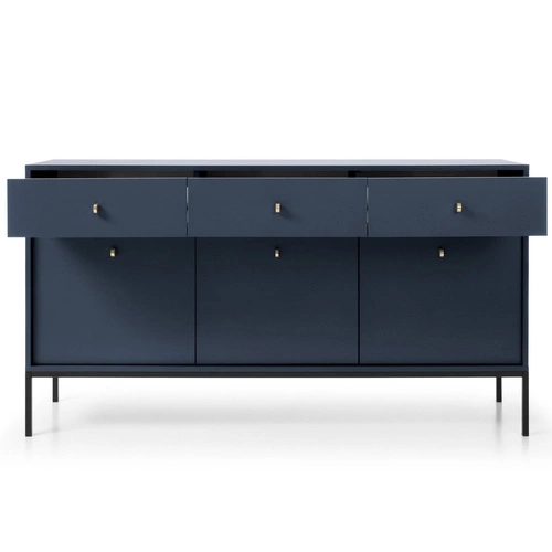 Zestaw mebli do salonu Evora granatowa