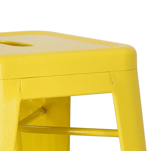 Hoker Paris 66cm żółty inspirowany Tolix  Outlet