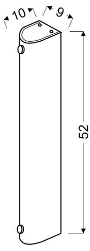 Plafon nowoczesny transparentny Abrego 52 cm do salonu i sypialni CANDELLUX E27