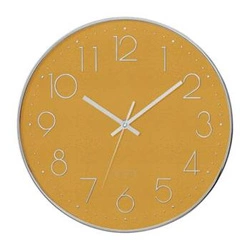 Zegar Laure 30cm żółty