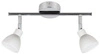 Lampa sufitowa Roy listwa 2x5W LED cob  główka okrągła 1e z przegubem kd system biały