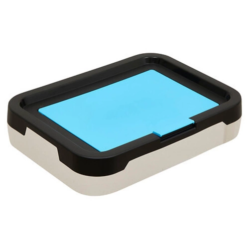 Zestaw 3 koszy na śmieci do segregacji 24L czarny składany kuchenny 5five simply smart