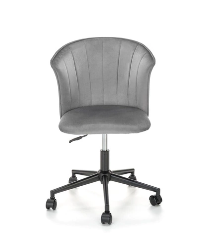 Fotel biurowy Cossio velvet szary