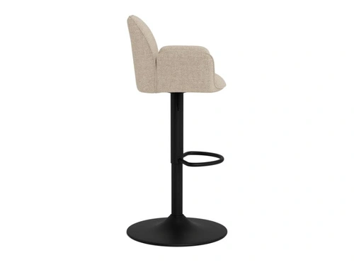 Hoker Glenda beżowy tapicerowany do kuchni regulowany obrotowy