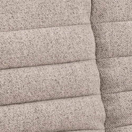 Sofa rozkładana z funkcją spania Faith Monza beżowa 3 osobowa do salonu styl skandynawski