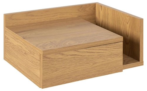 Szafka nocna wisząca 40 cm dębowa z szufladą nowoczesna Actona Ashlan II do sypialni