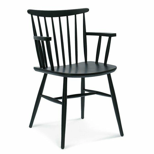 Krzesło tapicerowane z podłokietnikami Wand FAMEG bukowe do jadalni lub salonu personalizowane