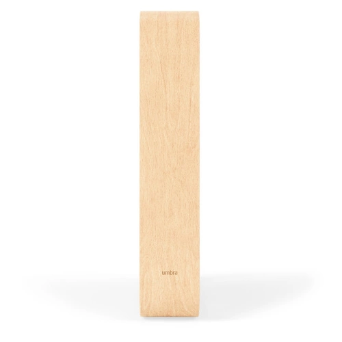 Ramka na zdjęcia 10x15 Bellwood drewniana dwustronna naturalna stojąca Umbra skandynawska