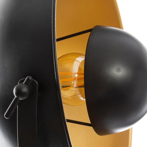 Lampa podłogowa Lahti czarna loftowa na statywie trójnóg do salonu i sypialni Atmosphera