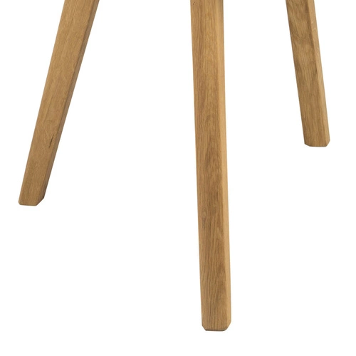 Krzesło tapicerowane do jadalni Arosa Actona szare drewniane skandynawskie do salonu